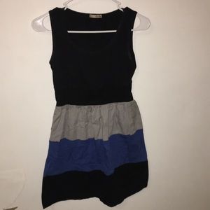 Black, Blue & Grey Dress